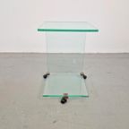 Regency Peter Ghyczy Bijzettafel Side Table Pioneer Tc Glas thumbnail 4