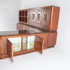 Spectacular Architectural Italian Mid-Century Cabinet From 1950’S thumbnail 5