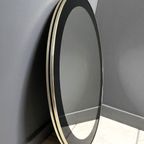 Round Mirror With Black Decoration 1960S thumbnail 9