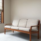 Vintage Teak Houten Bank Van dyrlund thumbnail 6