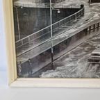 Vintage Foto In Lijst Vlissingen Kade Antieke Auto Zee Photo thumbnail 3