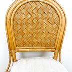 Vintage Rotan Rieten Kaptafel Make-up Tafel, Spiegel thumbnail 2