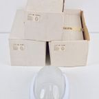 Vintage Simes Buitenlamp Wandlamp Metaal Glas ’80 Italy Wit thumbnail 9