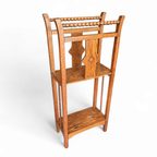 Oak Side Table / Rack 1940s thumbnail 4