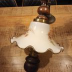 Klassiek Hanglamp Met Chique Glazen Kap thumbnail 6