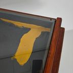 Eikenhouten Museumvitrinekast Uit De Jaren 40-50 – Horizontaal Gebogen Model thumbnail 14