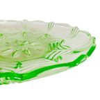 Uraniumglas Annagroen Neon Glazen Schaal 1930’S thumbnail 3