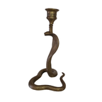 Vintage Messing Cobra Kandelaar thumbnail 3