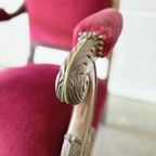 Vintage Antiekroze Stoel / Fauteuil thumbnail 9