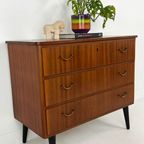 Scandinavisch Vintage Teak Fineren Ladekast Stenvo thumbnail 6