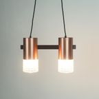 Vintage Deens Design Bronskleurige Hanglamp thumbnail 9