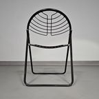 Gastone Rinaldi Folding Chair / Black / Italy 1970s thumbnail 5