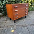 Deens Teak Ladekast / Commode thumbnail 3