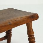 Alpine Chic Rustic Plant Or Side Table 1950S thumbnail 6