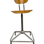 Vintage Industriële Bureaustoel / Atelierstoel / Desk Chair thumbnail 10