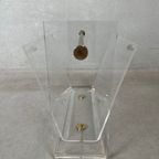 Vintage Plexi En Messing Magazinehouder thumbnail 3