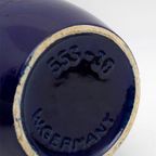 Kobaltblauwe Keramieken Scheurich West-germany Vaas 553-38 thumbnail 4