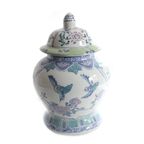 Vintage Set Van 2 Chinese Gemberpotten, Jaren '70 thumbnail 6