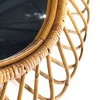 Franco Albini Rotan Spiegel Vintage thumbnail 10
