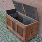 Antieke Eiken Kist thumbnail 8