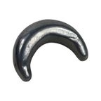Handmade - Half Moon Shaped Drawer / Door Pull Or Handle - Casted Aluminum (New Old Stock) - Made thumbnail 2