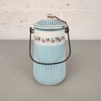 Antieke Emaille Opbergpot thumbnail 4