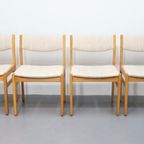 Set Van 4 Vintage Deense Eetkamerstoelen F.D.B Møbler thumbnail 20