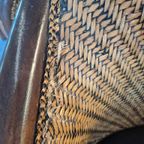 4 Art Deco Colonial Stijl Fauteuils Rotan thumbnail 13