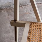 Vintage Folding Chair With Mesch Seating thumbnail 4