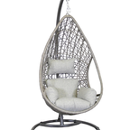 Hangstoel / Tuinstoel Mona Egg-Chair - Zand / Beige Rotan Wicker - Sens Line - Tweedekans thumbnail 5