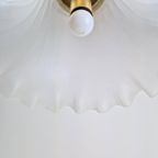 Vintage Peill & Putzler Hanglamp Glas Messing Regency '60 thumbnail 8