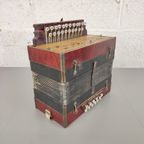 Antieke Houten Accordeon thumbnail 2