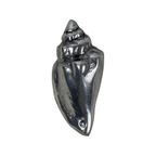 Handmade - Seashell Shaped Drawer / Door Pull Or Handle - Casted Aluminum (New Old Stock) - Made thumbnail 2