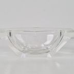 Vintage Val Saint Lambert Kristal Asbak Mid-century ‘60 Glas thumbnail 7