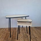 2 Vintage Bauhaus Stijl Tafeltjes Design thumbnail 8