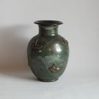 Roger Guerin Art Deco Earthenware Vase, Belgium, 1920S. thumbnail 7