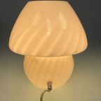 Wsb / W.S.B. Mushroom Lamp Met Swirl Motief. Duitsland 1950'S thumbnail 9