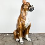 Keramiek Porseleinen Beeld Van Hond Boxer, 1970'S thumbnail 7