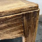 Vintage Xl Houten Tafel In Eik thumbnail 10