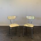 Set Vintage Formica Stoelen thumbnail 2