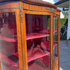 Antieke Franse Louis Xv-stijl Vitrinekast thumbnail 2