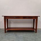 Klassieke Noten / Kersen Vintage Sidetable Dressoir Ladekast thumbnail 3