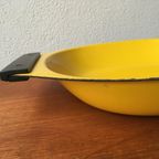 Grote Vintage Emaille Cathrineholm Braadslede / Schaal thumbnail 3