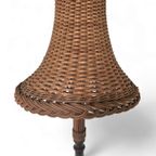 Scandinavian Rattan / Wicker Table Lamp thumbnail 3