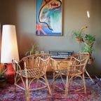 Vintage Rotan Set - Bohemian Interieur/Tuinstoelen thumbnail 8