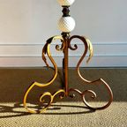 Summer Sale Jaren 20 Art Nouveau Glazen Bollen Vloerlamp thumbnail 3