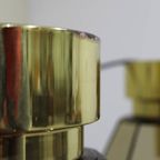 Vintage Plafondlamp, Wandlamp Glashütte Limburg - Rookglas thumbnail 12