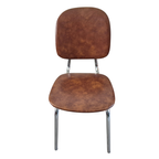 Eetkamerstoelen Vintage Chroom En Kunststof thumbnail 4