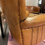 Schapenleren Rosan Fauteuil Schaapsleder In Cognac Bruin thumbnail 6