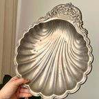 Vintage Large Silver-Plated Shell Dish thumbnail 7